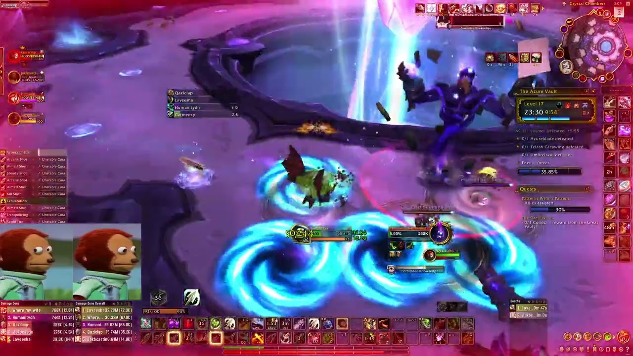 Azure Vault 17 Fortified Marksman Hunter PoV Timed Dragonflight Season 1