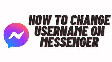how to change username on messenger