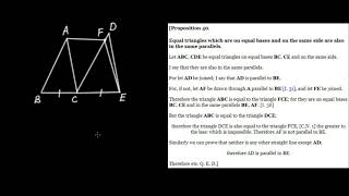 Euclid's Elements - Book 1, Proposition 40