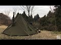 #52「HOT TENT OVER NIGHT CAMP」薪ストーブでソロキャンプ（20回目のソロキャンプ）