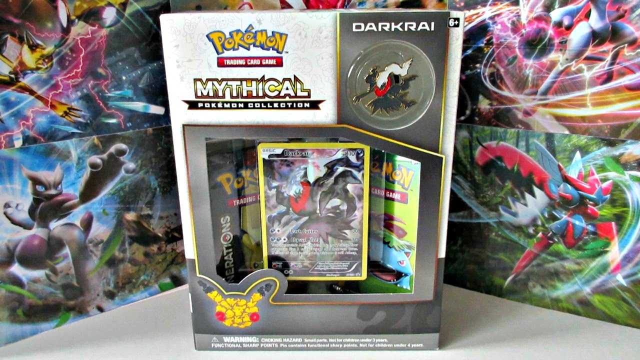 Darkrai Mythical Pokemon Collection Opening!