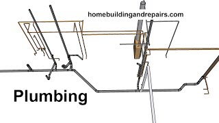 Drain Pipe Plumbing For 850 Square Foot House With Shower - Updated With Lateral Connections