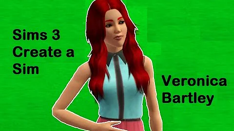 Create a Sim: Veronica Bartley | Sims 3