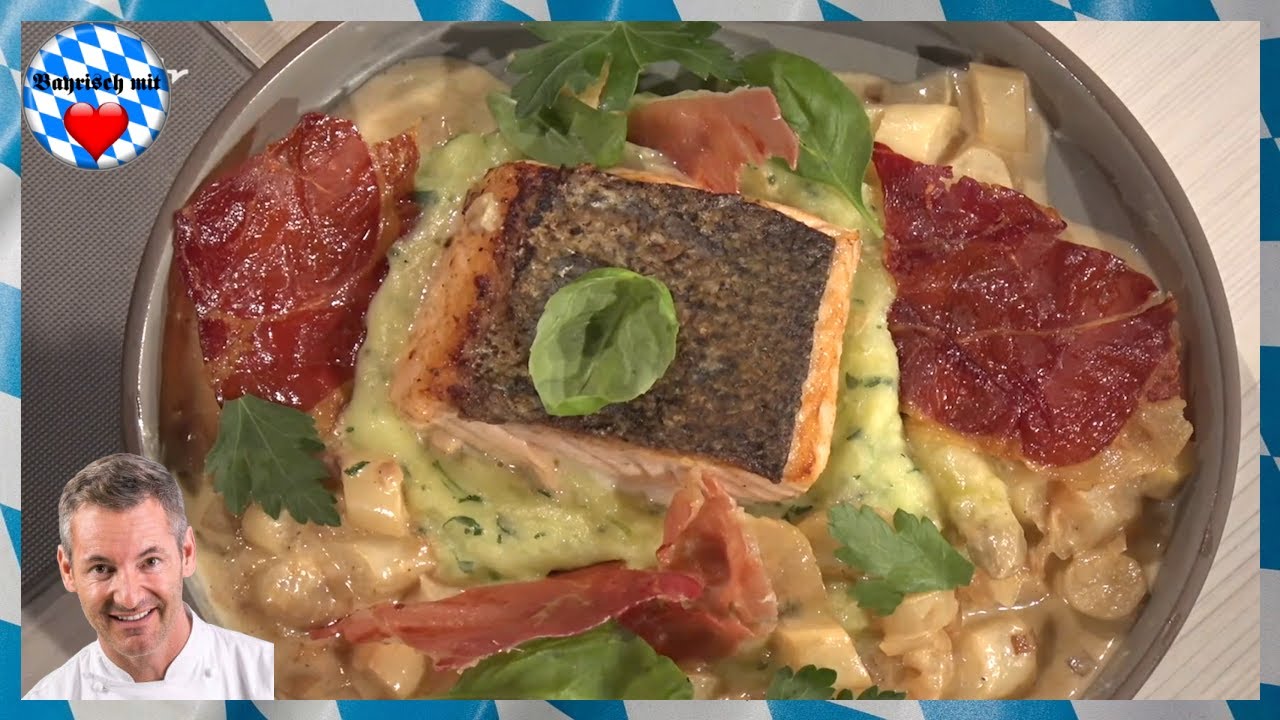 Christian Henze - Lachsfilet mit Spargelragout - YouTube Christian Henze - Lachsfilet mit Spargelragout - YouTube