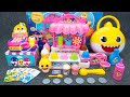 62 minutes satisfying with unboxing cute pink ice cream store cash register asmr  review toys