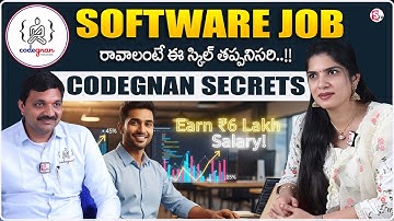 Codegnan : Best Software Course After Degree | 100 Days to a Job |2025 Freshers Must Watch! | MW