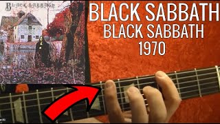 Black Sabbath - BLACK SABBATH - Guitar Lesson chords