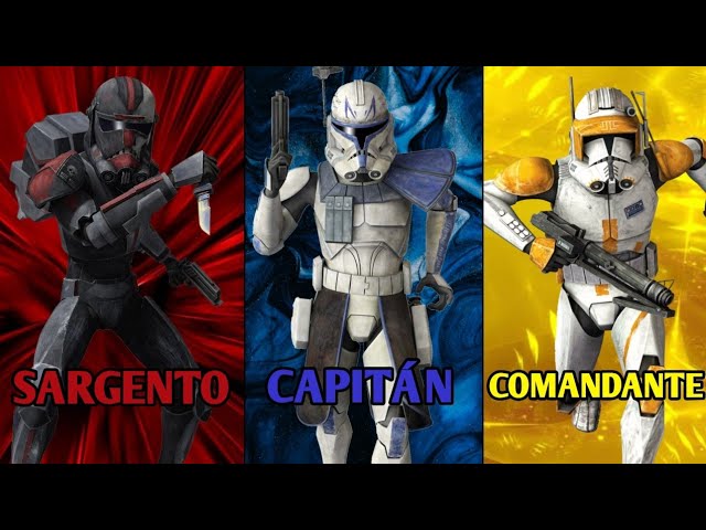 Clone Trooper Army Ranks