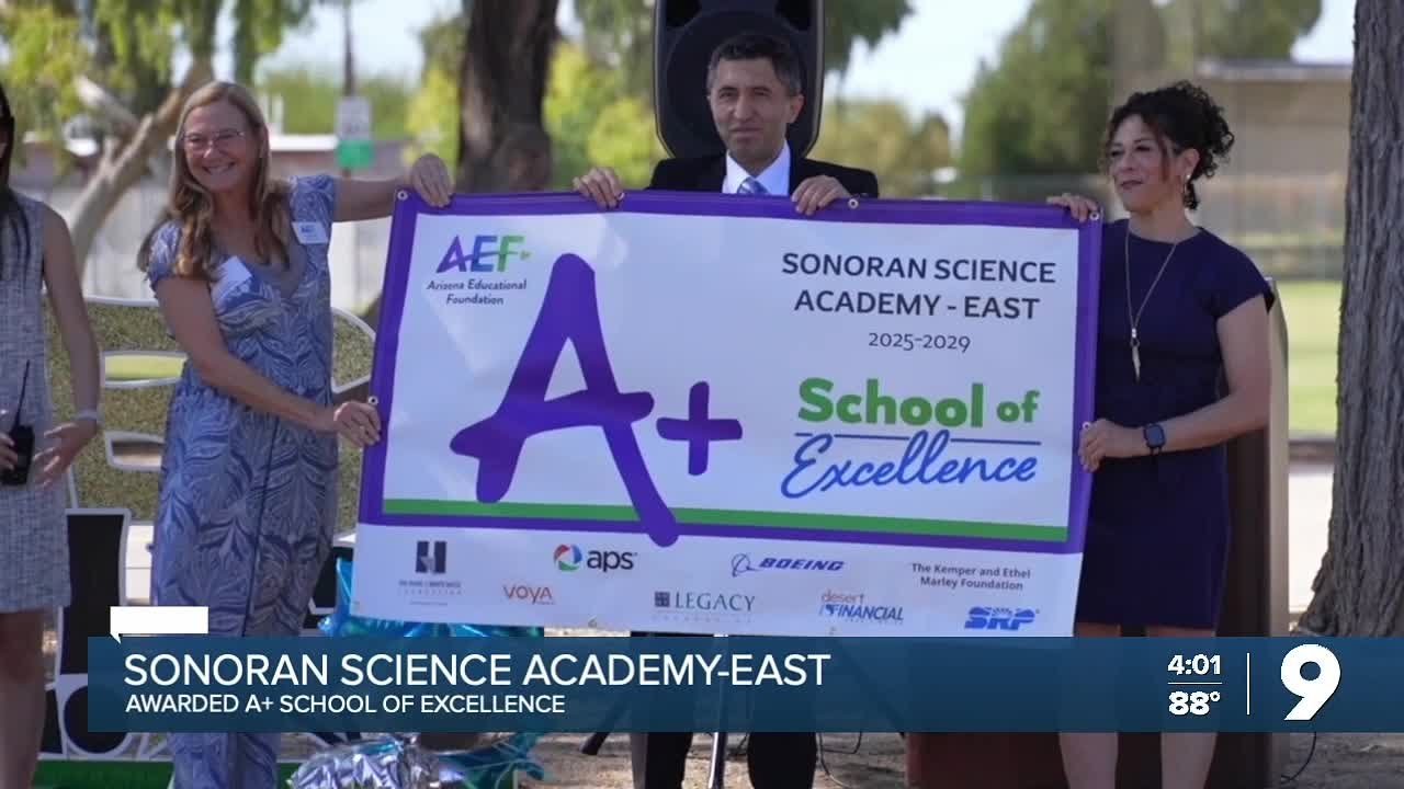 Southeast side charter school earns A+ School of Excellence Award