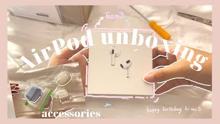 AirPods 3 Unboxing ✨👩🏻‍💻 | +Accessories from Shopee ⸝ ⸝ ⸝ 🎀🛍シ[N&M CHANNEL シ]