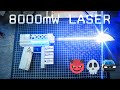 8000mW Strongest Illegal Homemade Laser - 100km+ Range NUBM44 Nichia