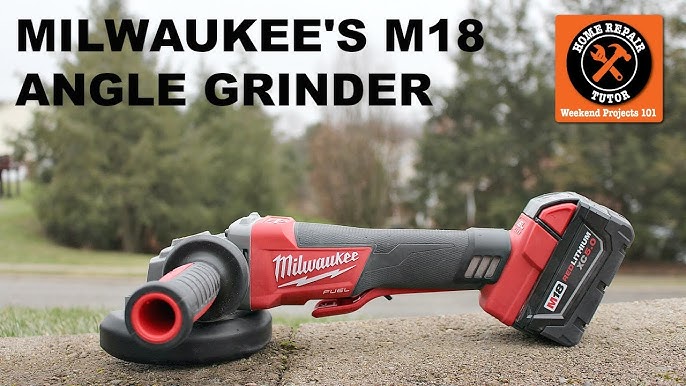 Milwaukee 2888-20 M18 Fuel 4-1/2 inch / 5 inch Variable Speed Braking Grinder, Paddle Switch No-Lock