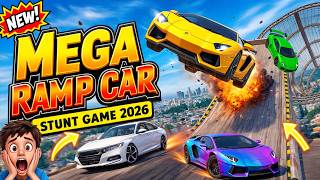 Mega Ramp Car: Stunt Game 2026 (Android, iOS) Gameplay - INSANE Impossible Stunts! screenshot 1