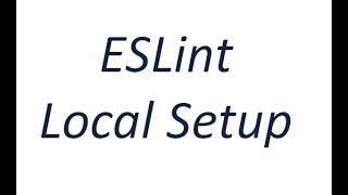 ESLint Installation - Session2