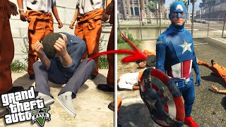 MICHAEL becomes CAPTAIN AMERICA w/ Super Powers (GTA 5 Mods)