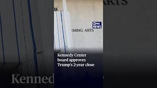 Kennedy Center board approves Trump s 2-year close