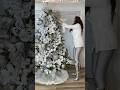#whitechristmasdecor #winterwonderland #christmastreedecorating #whitechristmasornaments #xmasdecor