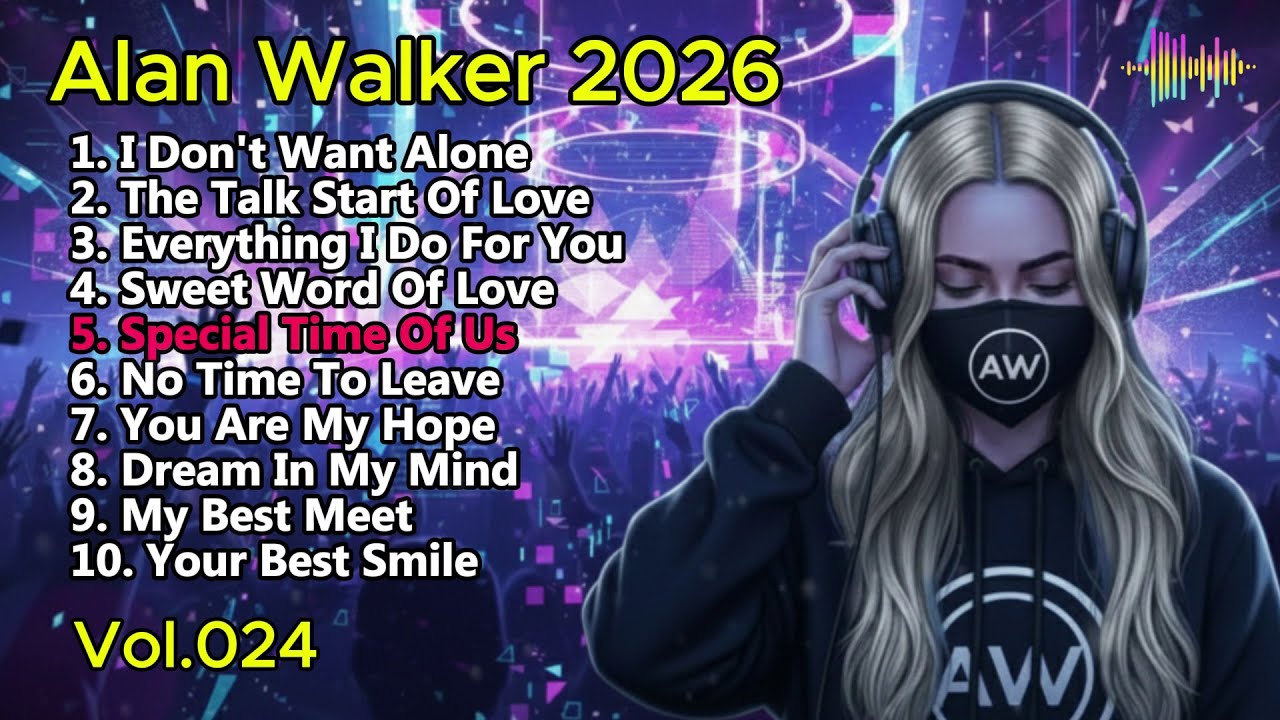 🎧 Alan Walker 2026 DJ Remix Full Bass Style EDM | Top Love Song Playlists 2026 
