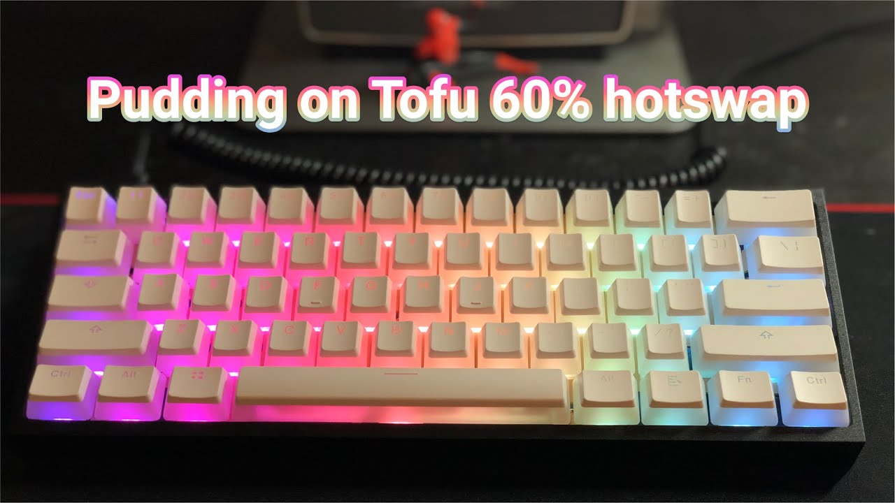 Building keyboard w/ KBDFans dz60 hot-swap PCB and Tofu case - YouTube