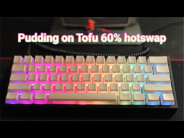 Building keyboard w/ KBDFans dz60 hot-swap PCB and Tofu case - YouTube