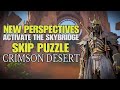 CRIMSON DESERT - New Perspectives Quest | How to Activate The Skybridge | Skip Puzzle Easy Guide