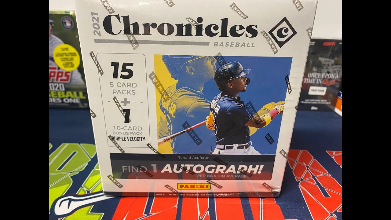 2021 Panini Chronicles Baseball HOBBY box 6 pks/bx