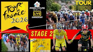 2026 Tour de France Stage 2 LIVE Commentary and Chat #procycling #tourdefrance 2026 Tour de France Stage 2 LIVE Commentary and Chat #procycling #tourdefrance