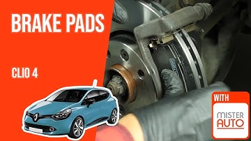 How to replace the front brake pads Clio mk4 🚗