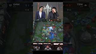 TSW băng thẳng vào Bệ Đá Cổ của GAM #blvduyduc #500bros #esports #caster #leagueoflegends #lcp