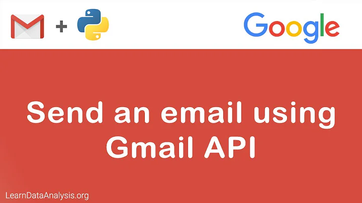 How to use Gmail API to send an email in Python