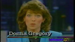 wral tv 5 11 00 pm news update with donna gregory 12 22 1989