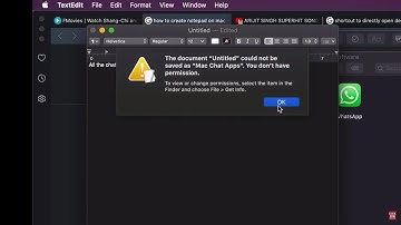 How to create, save a document on a Mac | Create a txt file in Mac in 1 min