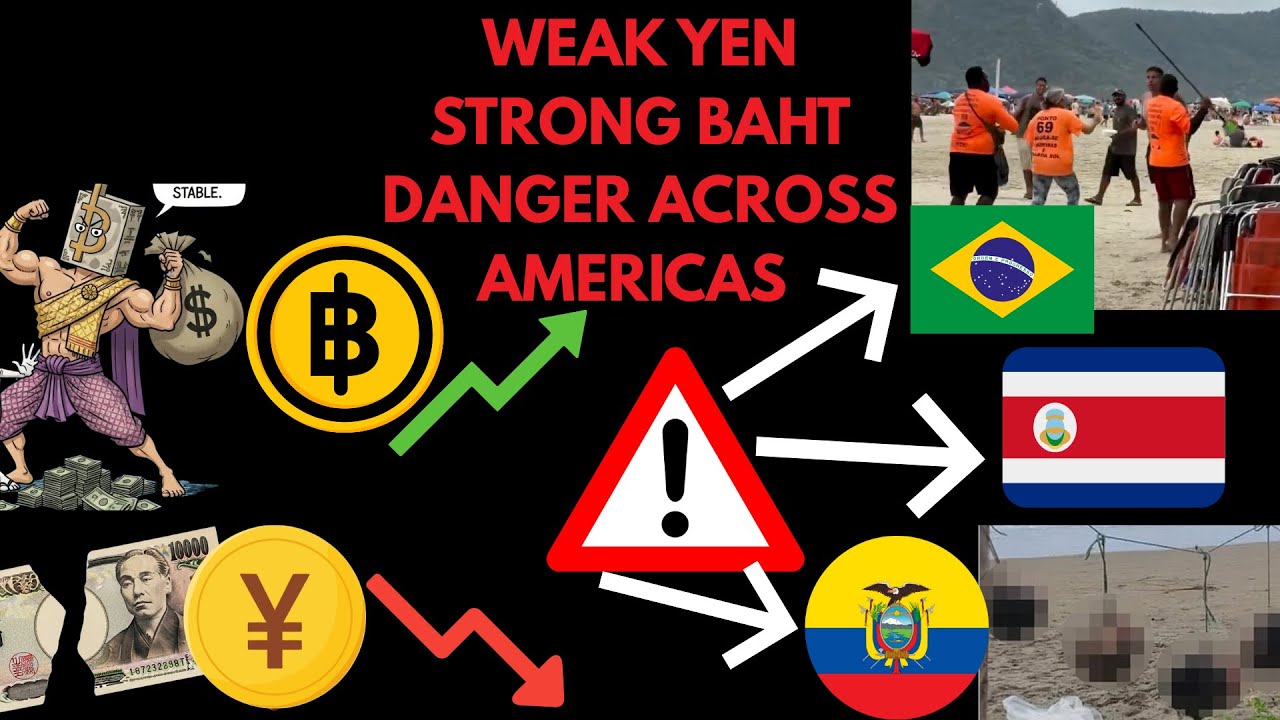 DANGER ACROSS SOUTH & CENTRAL AMERICA, WEAK YEN, STRONG BAHT, TRAVEL UPDATES