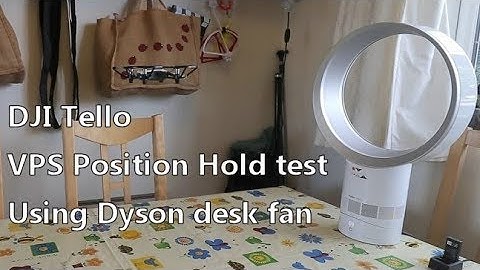 DJI Tello VPS Position Hold test using Dyson desk fan