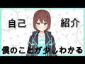 【新人Vtuber】僕のことがわかるかもしれない自己紹介