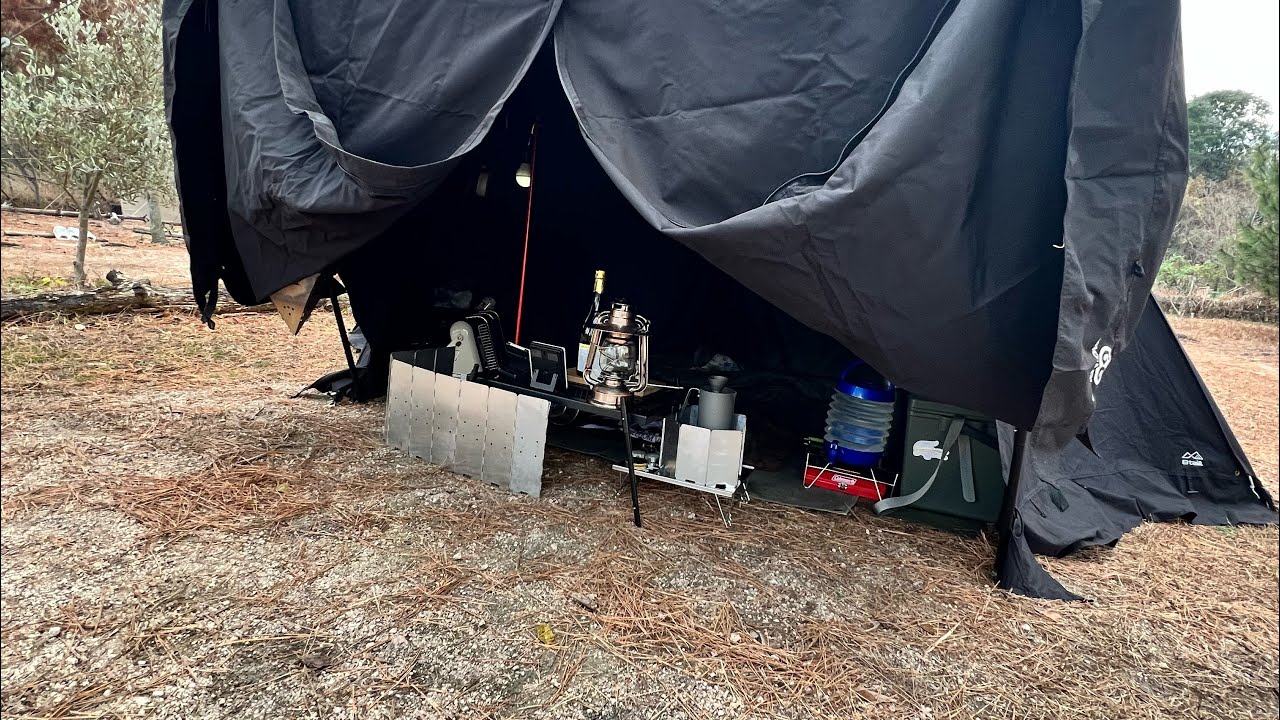 今年もよろしくお願いします。Hawk Nest Family Village（ホークネクストガーデンビレッジ）さんにソロキャンプに行きました。これで広島のキャンプ場４１ヶ所です。