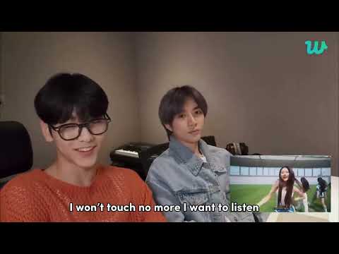 TXT Beomgyu & Soobin reaction to NEW JEANS - 'ATTENTION' Performance Video