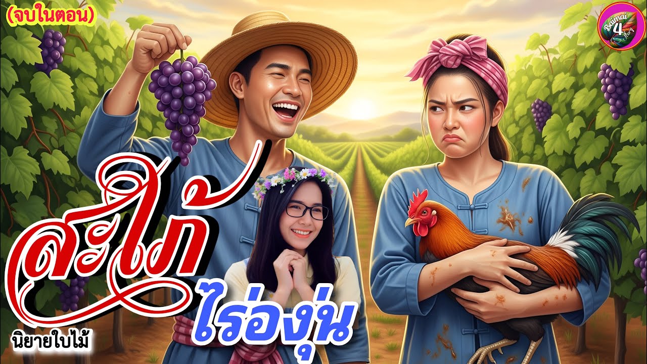 จบในตอน : ❤️สะใภ้ไร่องุ่น❤️ | คุณหนูเหยียบขี้ไก่ไม่ฝ่อ…ต้องได้ไปกวาดขี้ไก่!!🤣 | นิยายใบไม้☘️