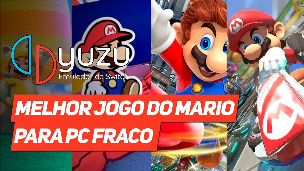 Os Melhores Jogos Do SUPER MARIO Para PC Fraco (Jogos do Mario