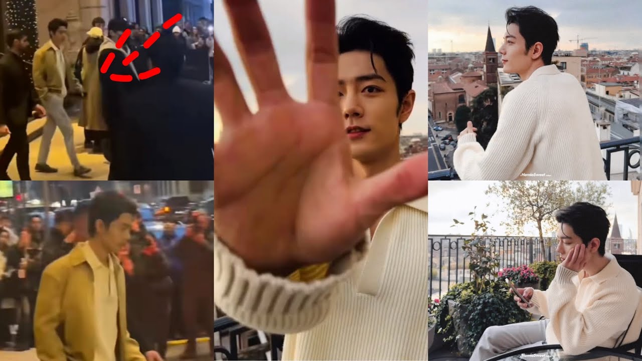 с ним обращались как с принцем, Сяо Чжань носил эту одежду вчера на ужине в Милане?