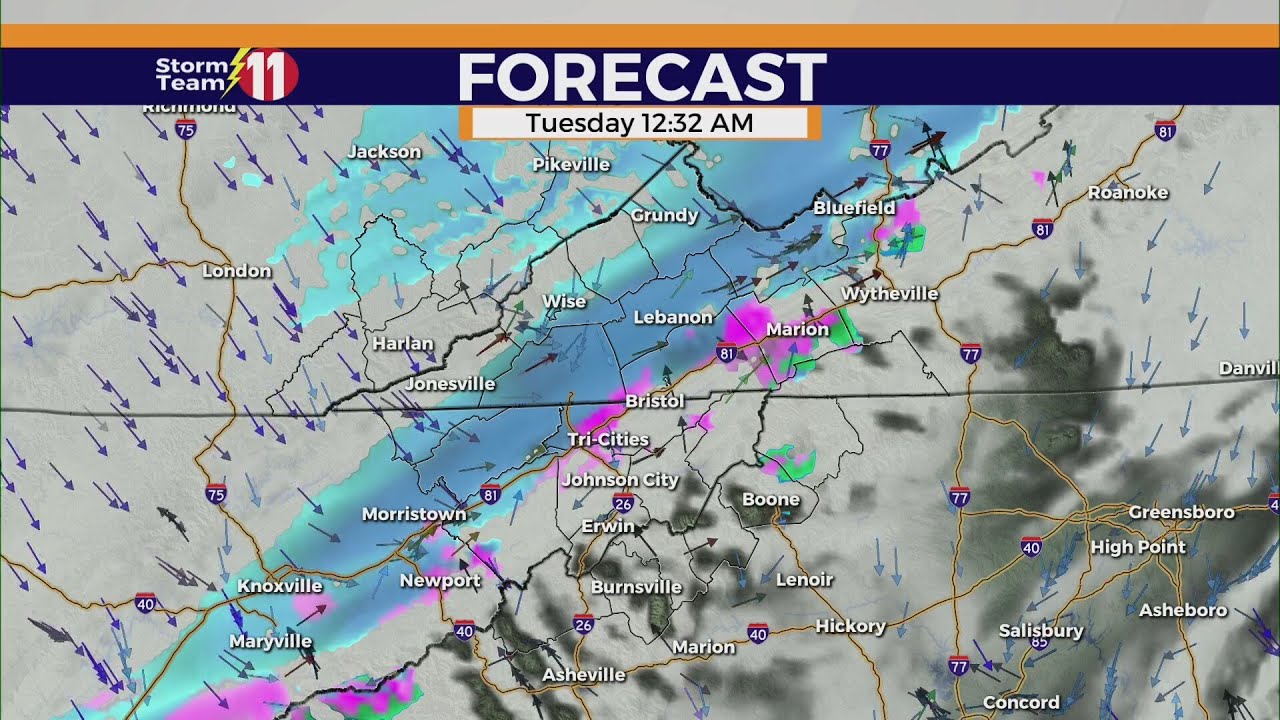 Chief Meteorologist Mark Reynolds provides a winter weather update on