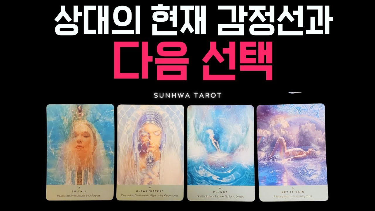 [타로/연애🙏] 상대의 현재 감정선과 다음 선택