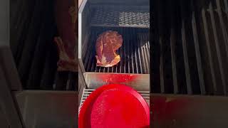Trimmed and smoked deer shoulder on the Yoder YS640. #yodersmokers #deer #hunting