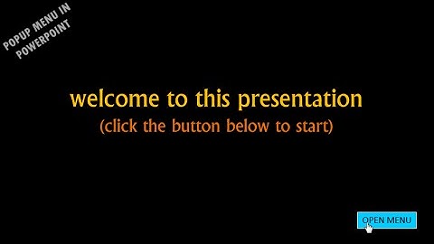 How to Create Dropdown Menu, Popup Menu, Quiz in Powerpoint