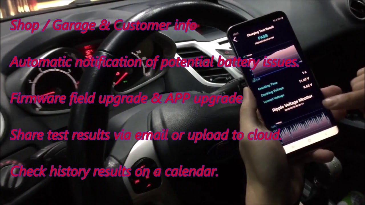 DHC BTW200 Cloud Ready Wireless Battery & Electrical Systems Tester ...