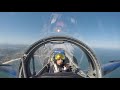 Amelie windel flying an l39 over the sydney northern beaches