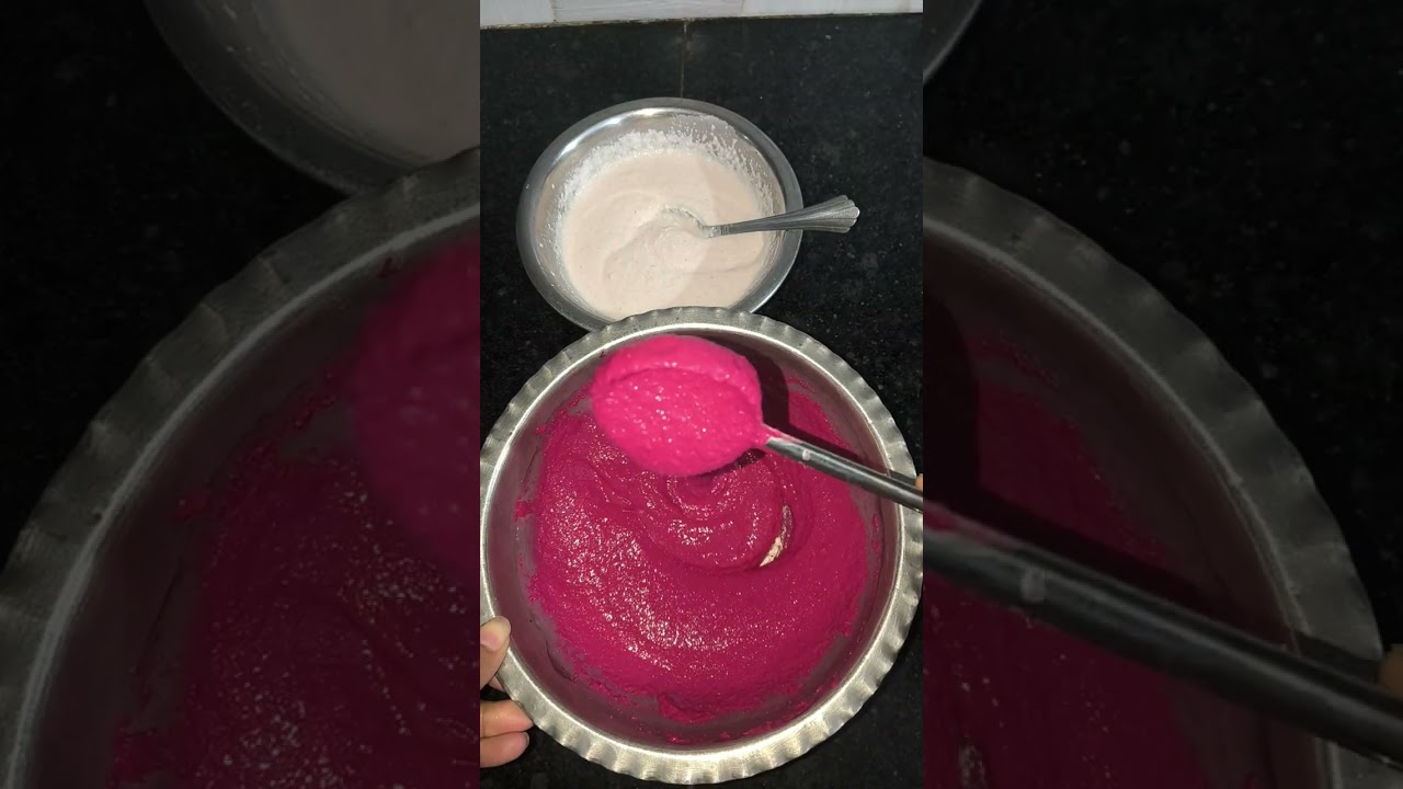 चुकंदर के जूस से बनाएं अनोखी रेसिपी,#idli