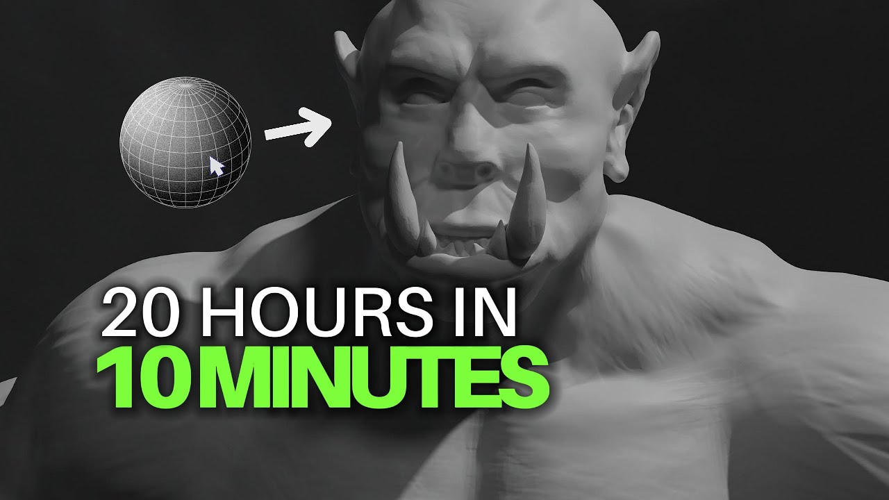 I Tried Sculpting an ORC WARCHIEF (This Got Hard Fast)