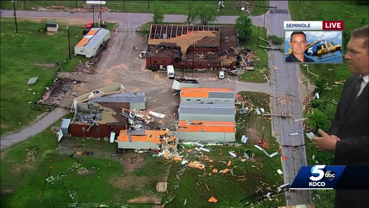Tornado causes widespread damage in Seminole - YouTube