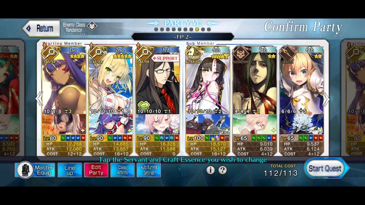 [FGO NA] Best Free Quest: Divine Leyline Spiritron 3 turn team